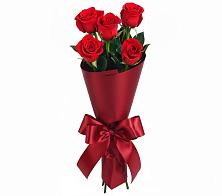 Букет 5 Красных роз Эдлесс Лав в Боброво