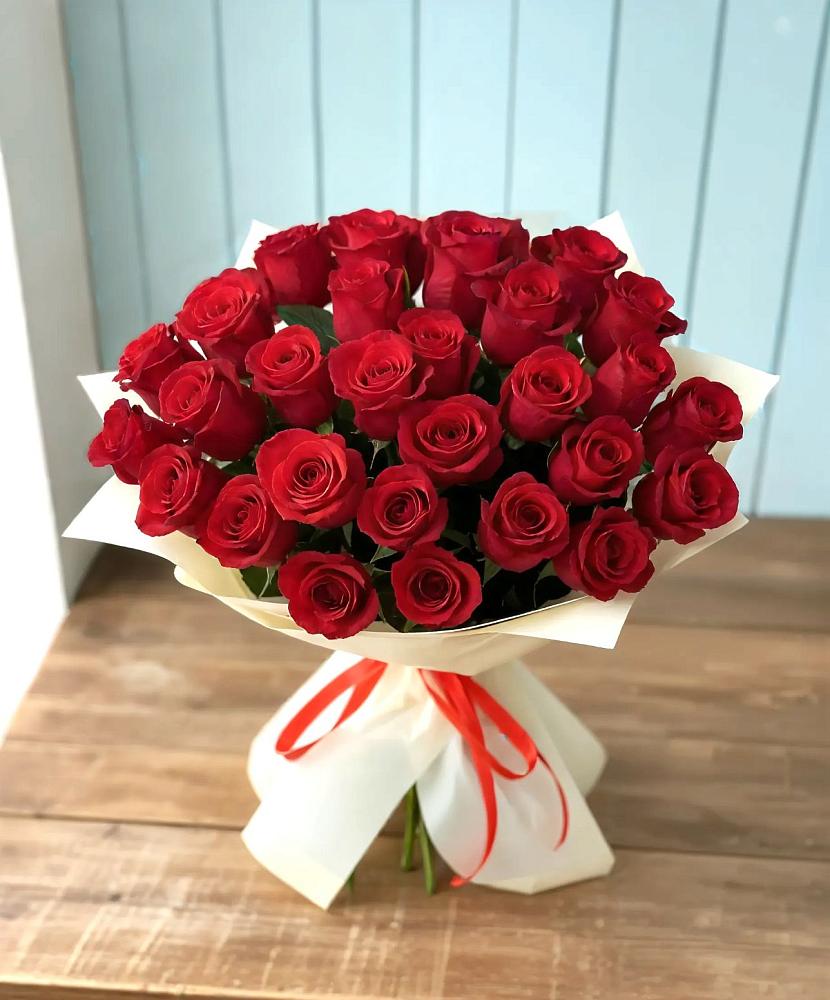 Букет 29 Красных роз в Боброво