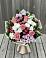 Букет цветов из: Альстромерии, Гвоздики, Розы и Хризантемы в Боброво