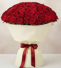 Букет 101 Красная роза Милано в Боброво