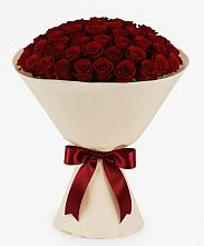 Букет 101 Бордовая роза Блэк Бакарра в Боброво