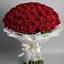 Букет 101 Красная роза Блэк Мэджик в Боброво