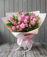 Букет Розовый кустик #REPLACE_PRED# Боброво