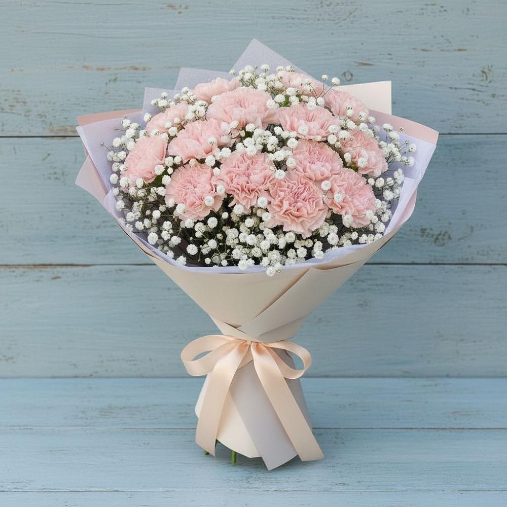 Букет цветов из: Гвоздики в Боброво