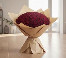 Букет 101 Красная роза в Боброво