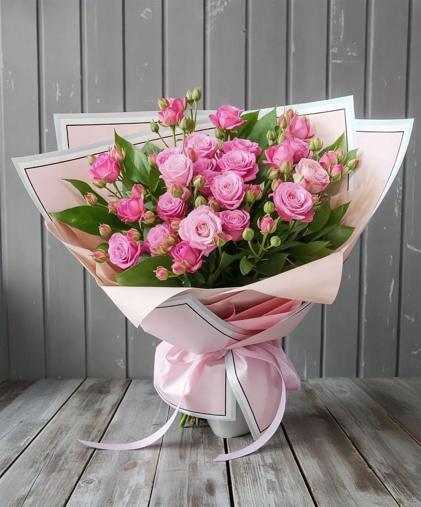Букет Розовый кустик в Боброво