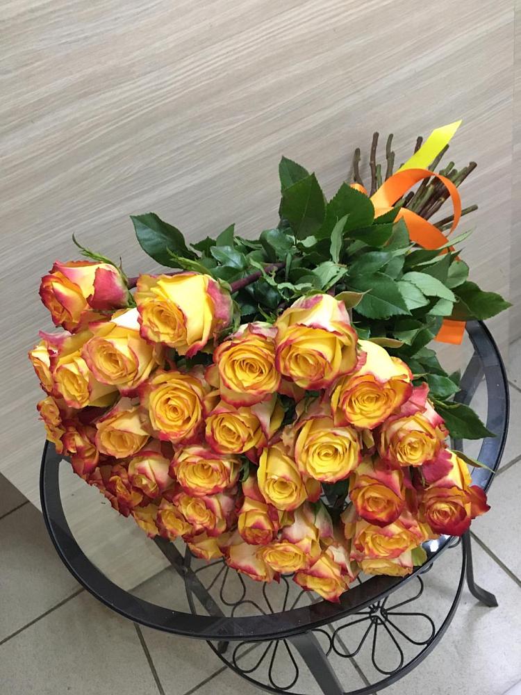 Букет Желтые розы в Боброво