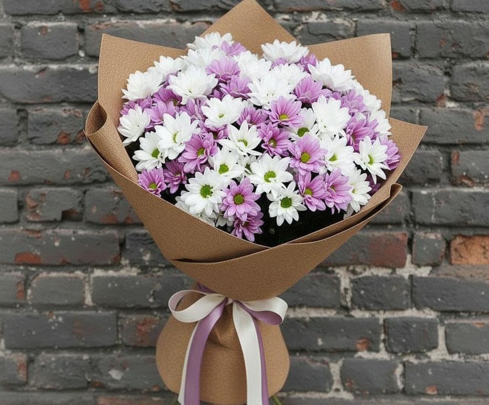 Букет цветов из: Хризантемы в Боброво