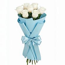 Букет 7 белых роз Проуд #REPLACE_PRED# Боброво