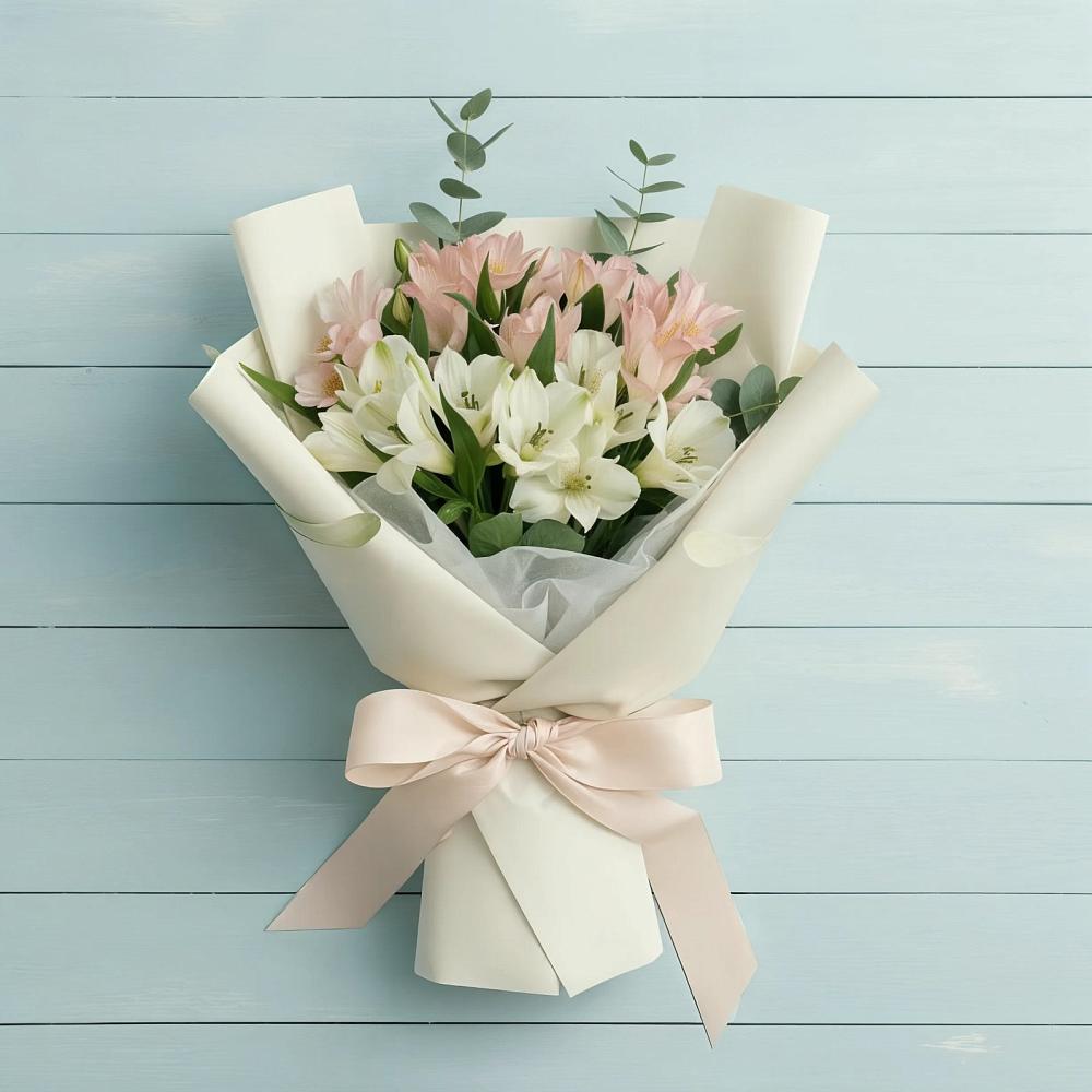 Букет цветов из: Альстромерии в Боброво