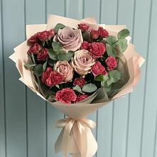 Букет цветов из:  Гвоздики и Розы #REPLACE_PRED# Боброво