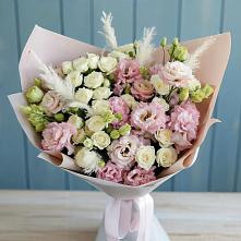 Букет цветов из:  Альстромерии и Розы в Боброво