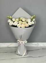 Букет цветов из:  Розы и Лизиантусы в Боброво